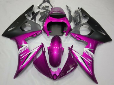 Online 2003-2005 Yamaha R6 Fairings - Gloss Pink & White