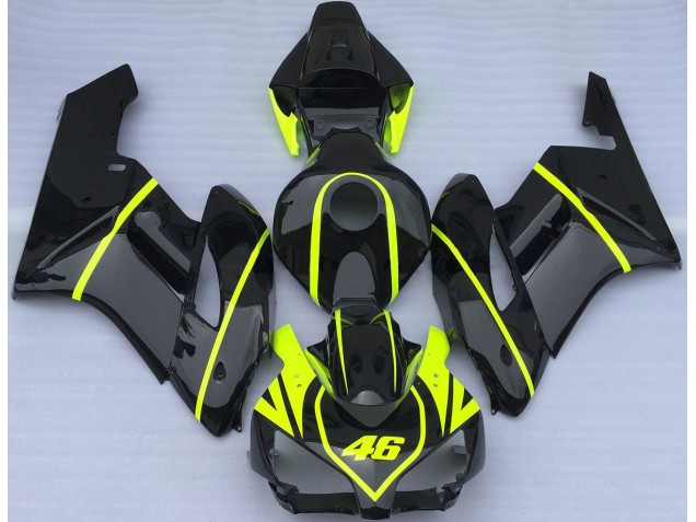 Online 2004-2005 Honda CBR1000RR Fairings - All Black and High Viz