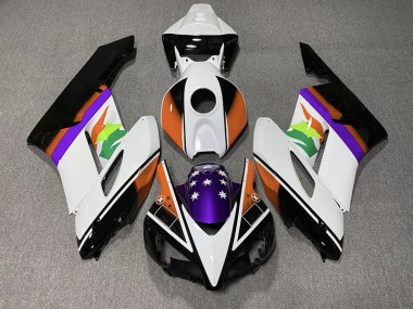 Online 2004-2005 Honda CBR1000RR Fairings - Orange and Purple Flag