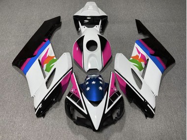 Online 2004-2005 Honda CBR1000RR Fairings - Pink and Blue Flag