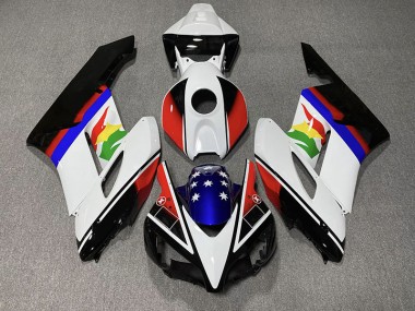 Online 2004-2005 Honda CBR1000RR Fairings - Red and Blue Flag