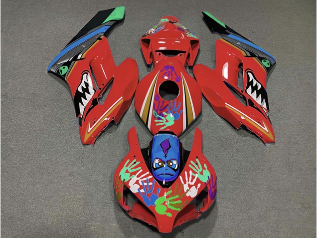 Online 2004-2005 Honda CBR1000RR Fairings - Red Shark