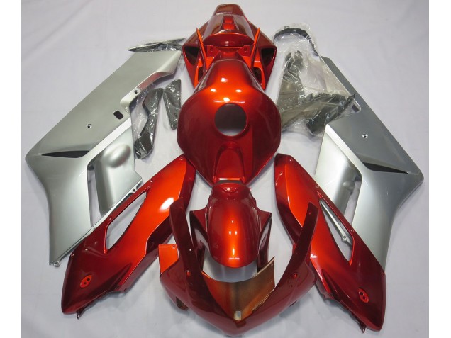 Online 2004-2005 Honda CBR1000RR Fairings - Red Silver