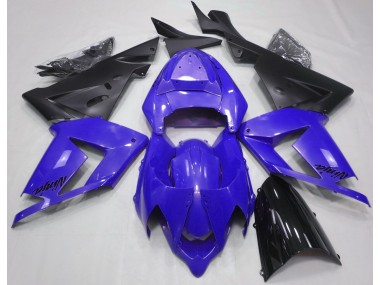 Online 2004-2005 Kawasaki ZX10R Fairings - Pearl Blue & Black