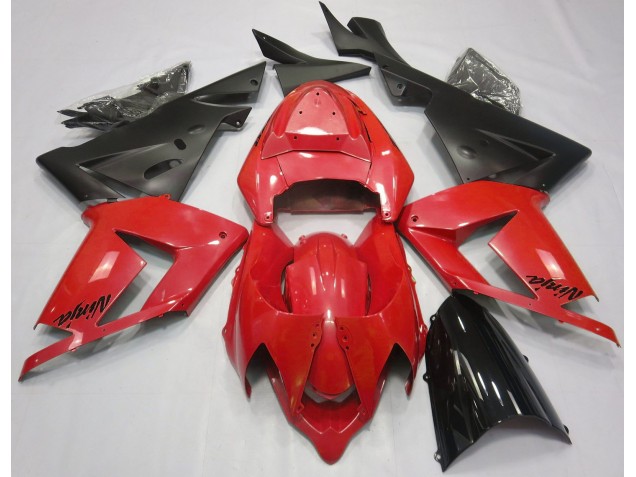 Online 2004-2005 Kawasaki ZX10R Fairings - Pearl Red & Black
