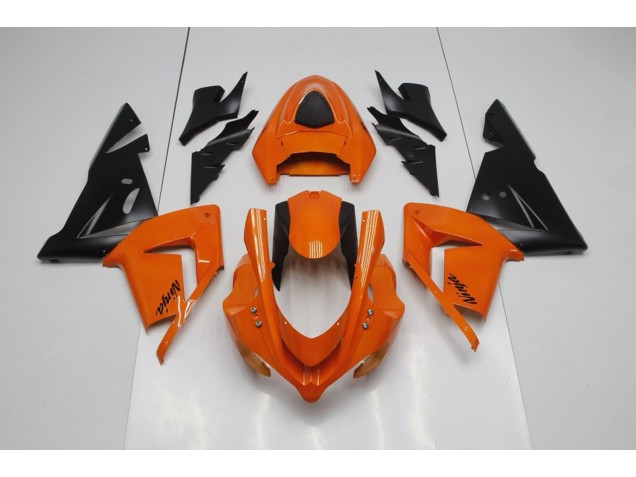Online 2004-2005 Kawasaki ZX10R Fairings - Plain Orange Ninja