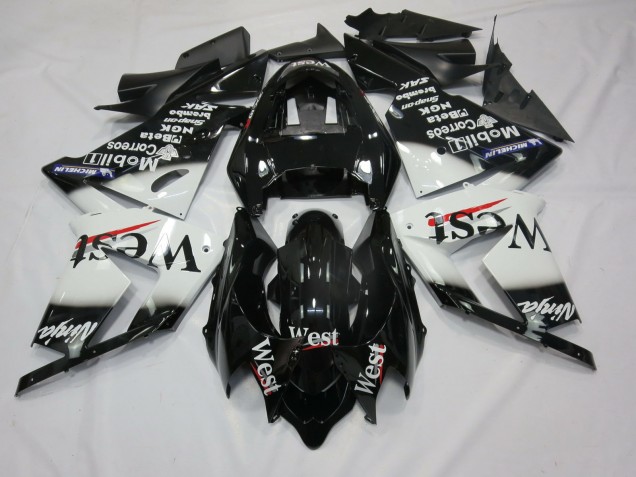 Online 2004-2005 Kawasaki ZX10R Fairings - White West