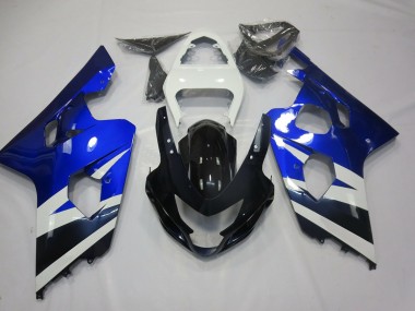 Online 2004-2005 Suzuki GSXR 600-750 Fairings - Blue White and Black