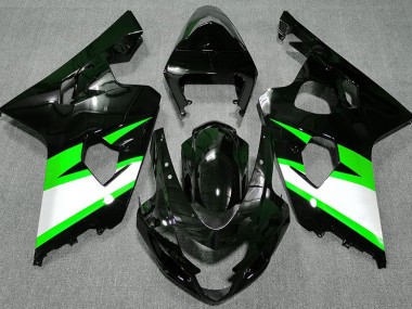 Online 2004-2005 Suzuki GSXR 600-750 Fairings - Gloss Black & Green