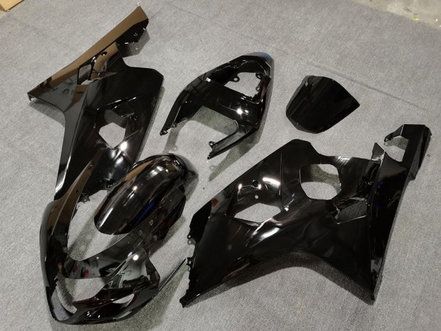 Online 2004-2005 Suzuki GSXR 600-750 Fairings - Gloss Black with Blue Decals Online 2004-2005 Suzuki GSXR 600-750 Fairings - Gloss Black with Blue Decals