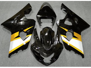 Online 2004-2005 Suzuki GSXR 600-750 Fairings - Gloss Black & Yellow