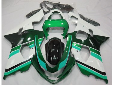 Online 2004-2005 Suzuki GSXR 600-750 Fairings - Gloss Green & Green