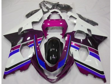 Online 2004-2005 Suzuki GSXR 600-750 Fairings - Gloss Pink and Blue
