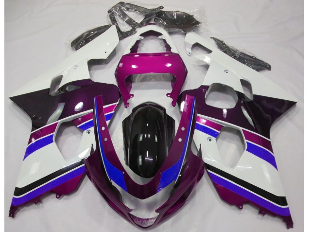 Online 2004-2005 Suzuki GSXR 600-750 Fairings - Gloss Pink and Blue