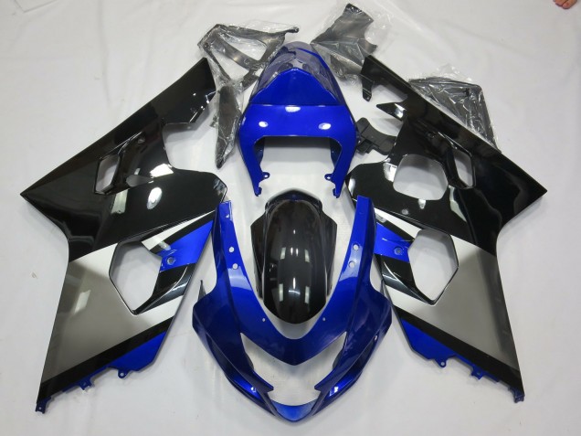 Online 2004-2005 Suzuki GSXR 600-750 Fairings - Grey Blue and Black Online 2004-2005 Suzuki GSXR 600-750 Fairings - Grey Blue and Black
