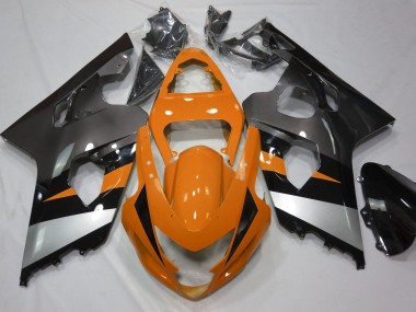 Online 2004-2005 Suzuki GSXR 600-750 Fairings - Orange and Silver