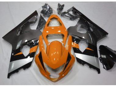 Online 2004-2005 Suzuki GSXR 600-750 Fairings - Orange and Silver
