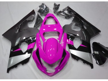 Online 2004-2005 Suzuki GSXR 600-750 Fairings - Pink and Silver