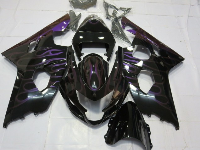 Online 2004-2005 Suzuki GSXR 600-750 Fairings - Purple Flame