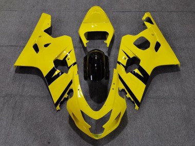 Online 2004-2005 Suzuki GSXR 600-750 Fairings - Vibrant Gloss Yellow Custom OEM Style