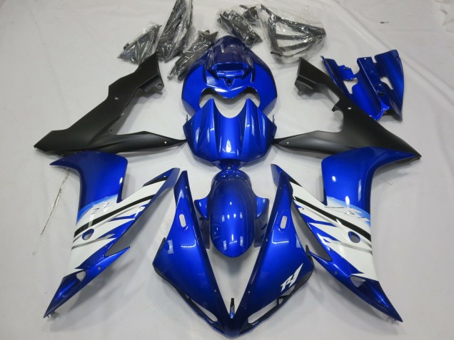 Online 2004-2006 Yamaha R1 Fairings - Black Blue and White