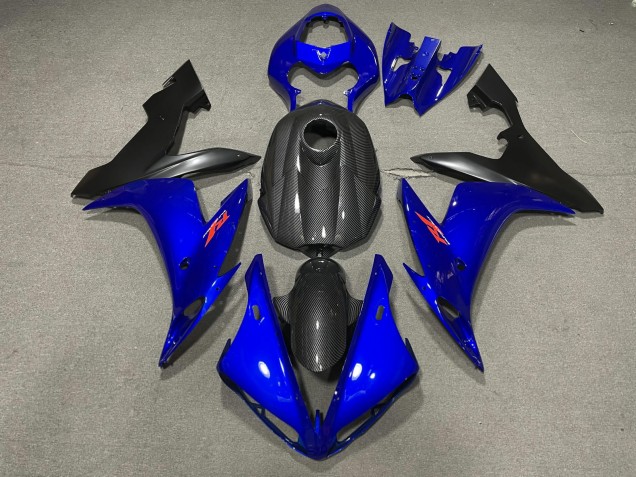 Online 2004-2006 Yamaha R1 Fairings - Gloss Blue and Carbon Style Online 2004-2006 Yamaha R1 Fairings - Gloss Blue and Carbon Style