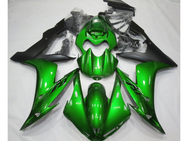 Online 2004-2006 Yamaha R1 Fairings - Gloss Green & Black Online 2004-2006 Yamaha R1 Fairings - Gloss Green & Black