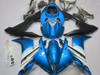 Online 2004-2006 Yamaha R1 Fairings - Light Blue & White