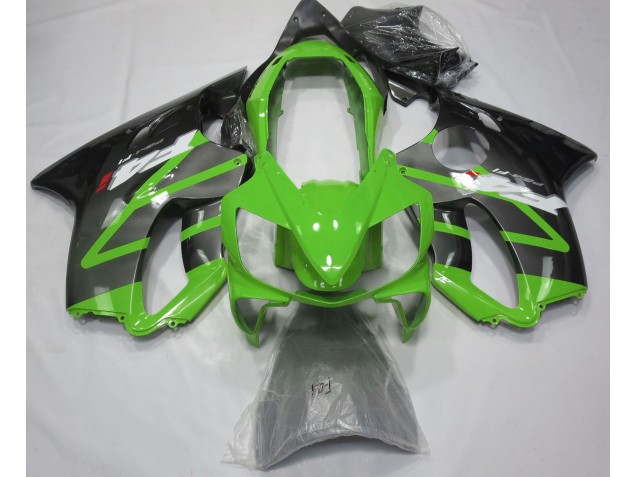 Online 2004-2007 Honda CBR600 F4i Fairings - Gloss Green & Grey