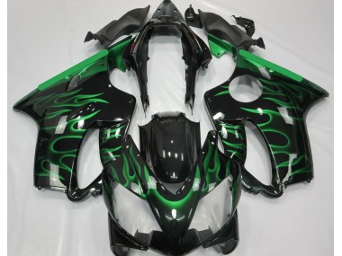 Online 2004-2007 Honda CBR600 F4i Fairings - Light Green Flame