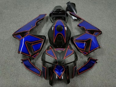 Online 2005-2006 Honda CBR600RR Fairings - Blue and Red Turtle