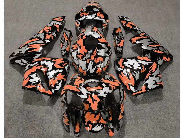 Online 2005-2006 Honda CBR600RR Fairings - Camo & LIGHT ORANGE Online 2005-2006 Honda CBR600RR Fairings - Camo & LIGHT ORANGE