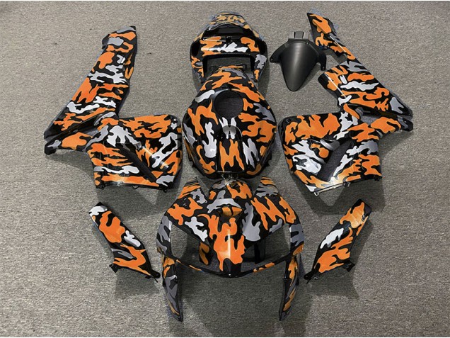 Online 2005-2006 Honda CBR600RR Fairings - Camo & ORANGE