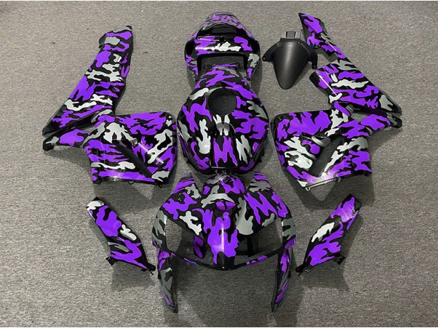 Online 2005-2006 Honda CBR600RR Fairings - Camo & PURPLE Online 2005-2006 Honda CBR600RR Fairings - Camo & PURPLE