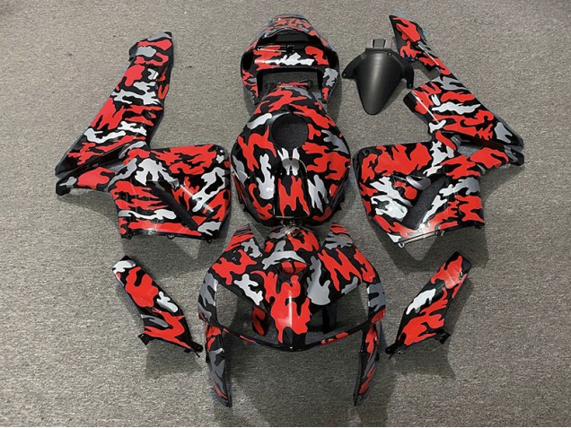 Online 2005-2006 Honda CBR600RR Fairings - Camo & RED Online 2005-2006 Honda CBR600RR Fairings - Camo & RED