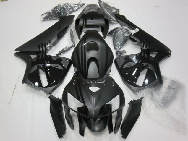 Online 2005-2006 Honda CBR600RR Fairings - Matte Black Punisher Online 2005-2006 Honda CBR600RR Fairings - Matte Black Punisher