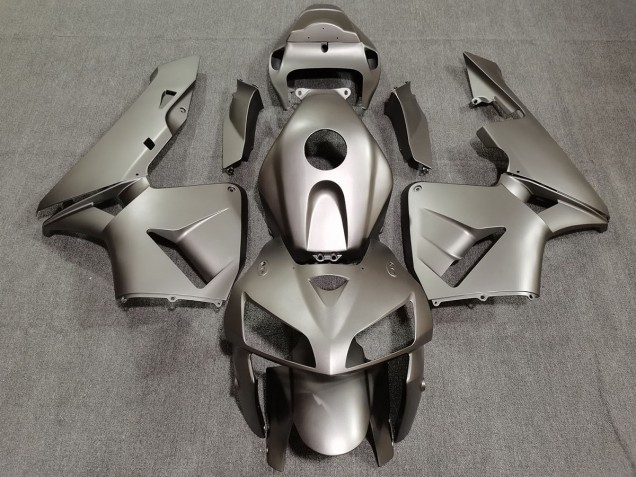 Online 2005-2006 Honda CBR600RR Fairings - Matte Silver Online 2005-2006 Honda CBR600RR Fairings - Matte Silver