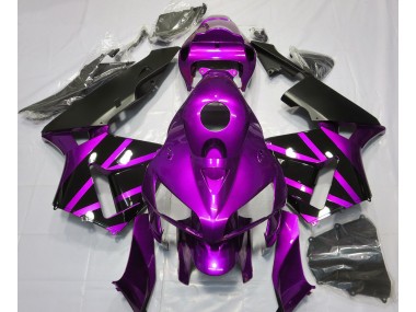 Online 2005-2006 Honda CBR600RR Fairings - Purple & Gloss Black Design