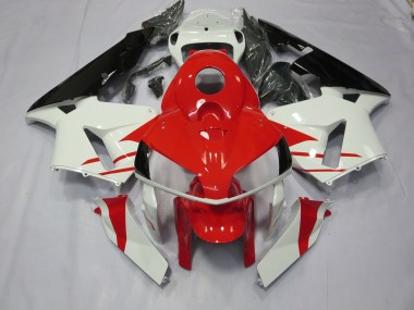 Online 2005-2006 Honda CBR600RR Fairings - Red and White Style