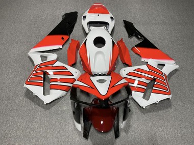Online 2005-2006 Honda CBR600RR Fairings - Red and White Wings