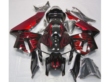Online 2005-2006 Honda CBR600RR Fairings - Red Flame