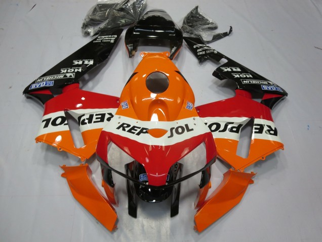 Online 2005-2006 Honda CBR600RR Fairings - Repsol Design Online 2005-2006 Honda CBR600RR Fairings - Repsol Design