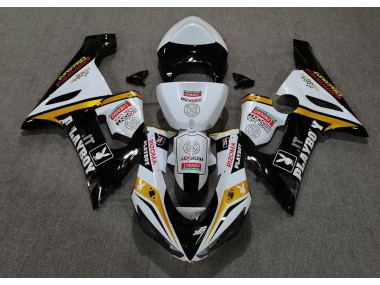 Online 2005-2006 Kawasaki ZX6R Fairings - Gold Playboy