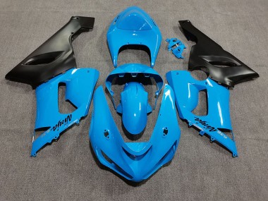 Online 2005-2006 Kawasaki ZX6R Fairings - Vibrant Blue