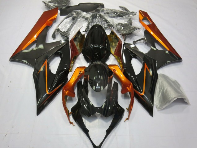 Online 2005-2006 Suzuki GSXR 1000 Fairings - Burnt Orange and Black Online 2005-2006 Suzuki GSXR 1000 Fairings - Burnt Orange and Black