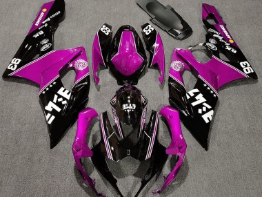 Online 2005-2006 Suzuki GSXR 1000 Fairings - Gloss Pink and Black Custom