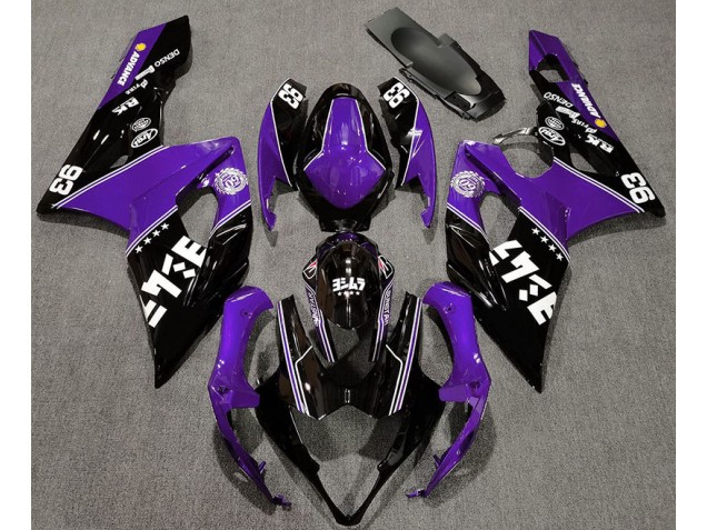 Online 2005-2006 Suzuki GSXR 1000 Fairings - Gloss Purple and Black Custom Online 2005-2006 Suzuki GSXR 1000 Fairings - Gloss Purple and Black Custom