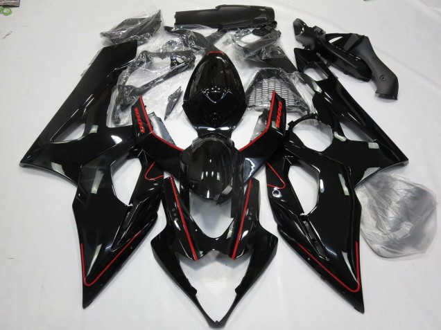 Online 2005-2006 Suzuki GSXR 1000 Fairings - Gloss Red and Black Online 2005-2006 Suzuki GSXR 1000 Fairings - Gloss Red and Black
