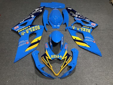 Online 2005-2006 Suzuki GSXR 1000 Fairings - Light Blue Rizla