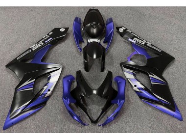 Online 2005-2006 Suzuki GSXR 1000 Fairings - Matte Black and Blue